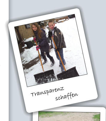 Transparenz    schaffen